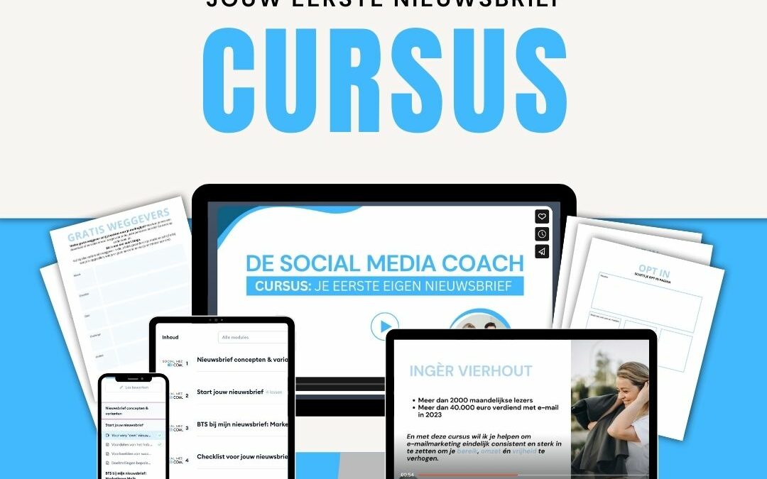 Je eerste eigen nieuwsbrief